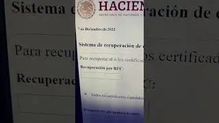 Descargar el certificado de efirma despues de ir al SAT