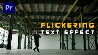 How to make Flickering Text Effect in Adobe Premiere Pro 2021