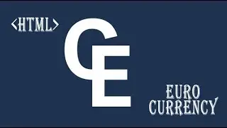 HTML EURO-CURRENCY symbol currency