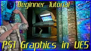 How to make PS1 Graphics in UNREAL ENGINE 5 Beginner Tutorial