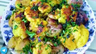 НА ПРИРОДЕ ВСЕ ВДВОЙНЕ ВКУСНЕЕ! ЖАРЕНАЯ КАРТОШКА С СОУСОМ