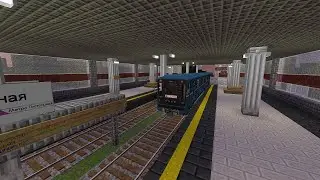METRO IN MINECRAFT | CONSTRUCTION OF THE GORNAYA STATION | Real subway in Minecraft |