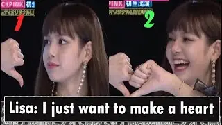 Lisa: " I just want to make a heart"