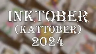 Inktober / Kattober 2024 - SKETCHBOOK TOUR!