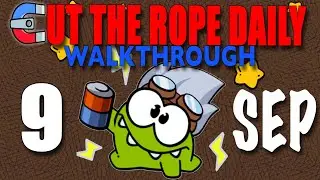 Cut The Rope Daily September 9 | #walkthrough  | #10stars | #solution