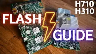 How To Flash H710P Mini Perc HBA for IT MODE (Fast and Easy Guide!)