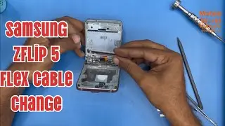 Samsung Z Flip 5 Blank Screen Flex Cable Replacement at Mobileworld Kakinada
