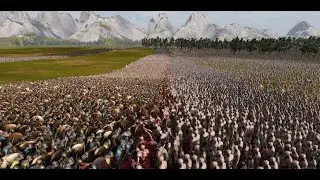 People of ancient and medieval times gathered to give the last battle to the forces of evil