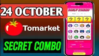 🍅Tomarket Airdrop Combo 24 October Apply | Tomarket Daily Combo Today | Tomarket Secret Combo Today