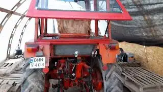 Homemade rear opening window for the T-25 tractor