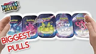 Unboxing Paldean Fates Pokémon Mini Tins! THE BEST!