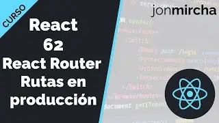 React Course: 62. React Router: The problem with routes in production 😱NO ONE TELLS YOU THIS🤯 - j...