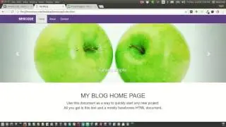 Bootstrap carousel and column
