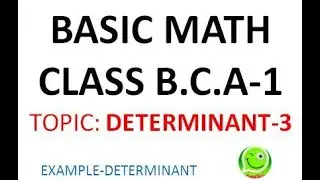 DETERMINANT-3