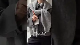 HOW TO TIE YOUR SWEATER