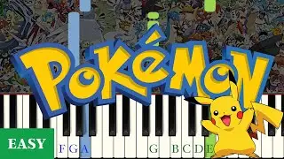 Pokémon Theme – Easy Level 2 Piano Tutorial
