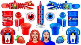 Desafío de Comida Roja vs Comida Azul #3 por Multi DO Challenge