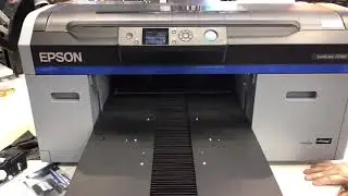 The New Epson SureColor F2160 in action at Visual Impact Show in Brisbane