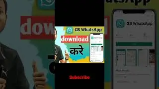 GB WhatsApp download #short #GB WhatsApp #download