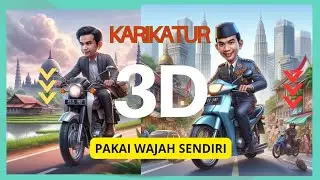 TUTORIAL MUDAH | Cara Membuat Karikatur 3D Dengan Wajah Sendiri Pakai AI