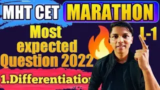 Maths 2022 || Most expected question of differentiation maths 2 class 12 #mhtet #newindianera