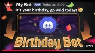 How To Make A Simple FREE Discord Birthday Bot WITHOUT any Coding! 🤖