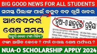 Nua O Scholarship offline Apply Last Day 2024 | Nua-O Scholarship Apply to College | Nua O