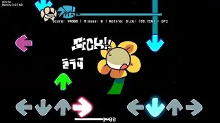 FNF - His Mod V3 (Vs Asriel) - Howdey (vs Flowey) (composed by Jospi) (FC)