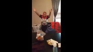 Little kid finds God just before a much deserved whooping