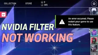NVIDIA Filter Not Supported In VALORANT