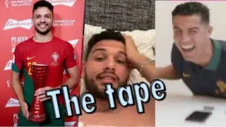 Cristiano Ronaldo Mock Goncalo Ramos Tape