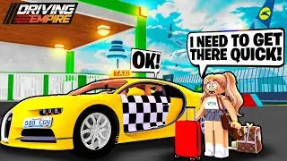 I Became The FASTEST Taxi Driver in Driving Empire! (TAXI UPDATE)