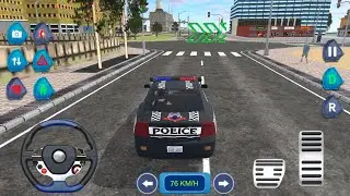 Police Cop Car Driving Simulator 3d Offline - Catch The Gangstar In City - Mobile Gameplay #2