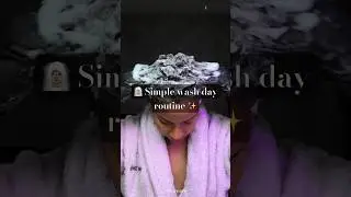 The best curly hair wash day routine for short natural hair! 🧖🏽‍♀️➰✨