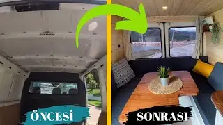 10 DAKİKADA SIFIRDAN  KARAVAN YAPIMI / MERCEDES SİPRİNTER 2008D