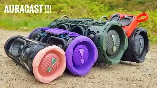 JBL Flip 7 + JBL Charge 6 + 2X JBL Xtreme 4 + JBL Go 4 BASS TEST !!! 100% VOL. !!! (AURACAST)