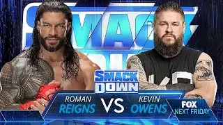 Roman Reigns VS Kevin Owens-Tournament Quarterfinals for the WWE Championship