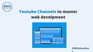 Most Top YouTube channels to master web development 