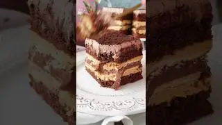 #Ciasto Kremowe Marzenie🍰 Przepis na moim kanale #wypieki #tort #ciasta #czekolada  #przepis #pycha