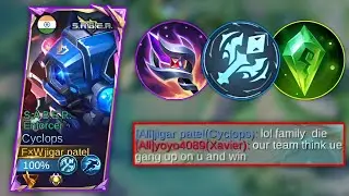 NEW META BUILD FOR CYCLOPS 2025 !! BEST BUILD AND EMBLEM !! MOBILE LEGENDS BANG BANG