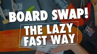 Skateboard Swap The Lazy But Fast Way #skateboarding