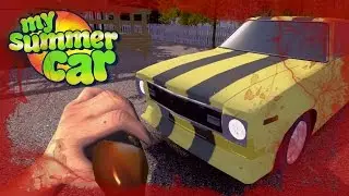 ROAD TRIP CRASH | Let's Play My summer Car Part 3 | Building the whole car | Funny moments gameplay