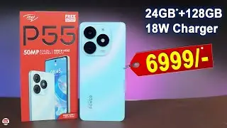 itel P55 Unboxing | itel P55 Camera, Gaming, Display, Unboxing | Best Smartphone Under 7000