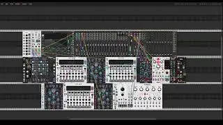 Electro patch in VCV Rack with new advanced MSEG module Stepwave