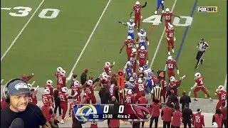 CARDINALS ARE SCARY! Seahawk fan reacts to Los Angeles Rams vs. Arizona Cardinals