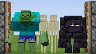 Mutant Zombie +Mirage Enderman + BlackstoneGolem = ??? / minecraft