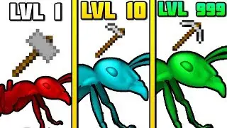 ЭВОЛЮЦИЯ РАБОВ ЧТОБЫ МУРАВЬИ РАБОТАЛИ НА ЗАВОДЕ В ИГРЕ ANT FACTORY!
