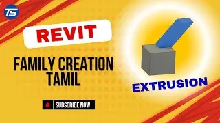 HOW TO USE EXTRUSION COMMAND IN REVIT MEP tutorial 2024 - Revit family creation tutorial tamil