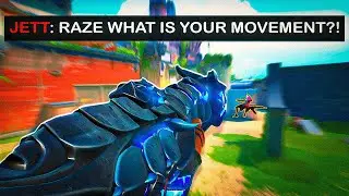 Radiant Streamers HATE my RAZE MOVEMENT! (VALORANT)