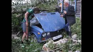 Жёсткие последствия урагана! Буйство стихии